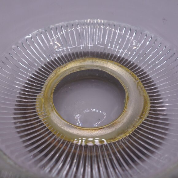 Two(2) Glass Bowls with Metal Base - Picture 12 of 16